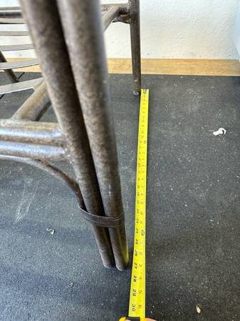 Pair of Vintage Metal Outdoor Patio Chairs #0299