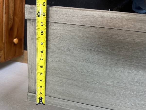 French Gray Rustic Entry Console Table #0270