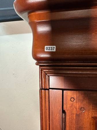 Solid Wood Antique Pinot Armoire #0237