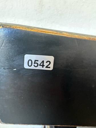 Double Seat Stool Wooden #0542