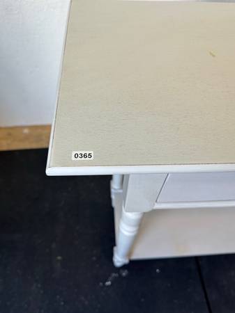 Grey Solid Wood Hall Table Entry Table #0365