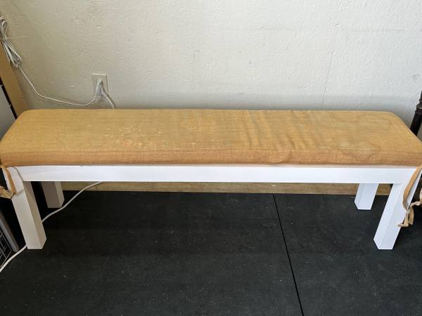 Farmhouse Style Wooden Bench Seat Farm Table Bench #0260