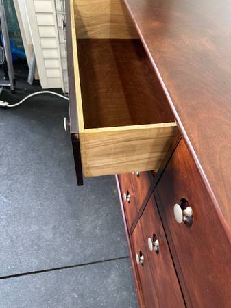 Solid Wood Cherry 6 Drawer Dresser with Dove Tailed Drawers #0243