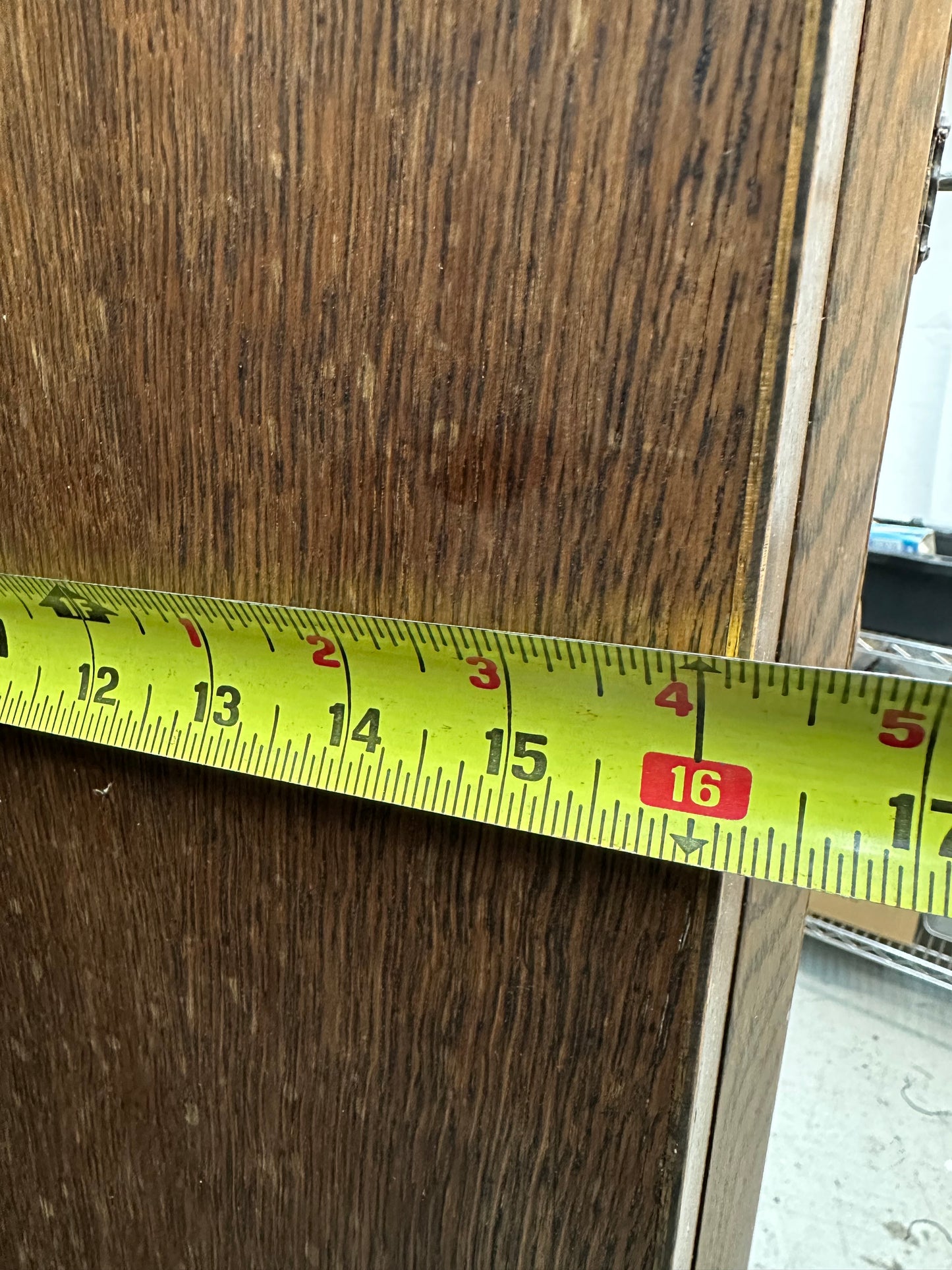 Vintage Wood Wardrobe Closet #0864
