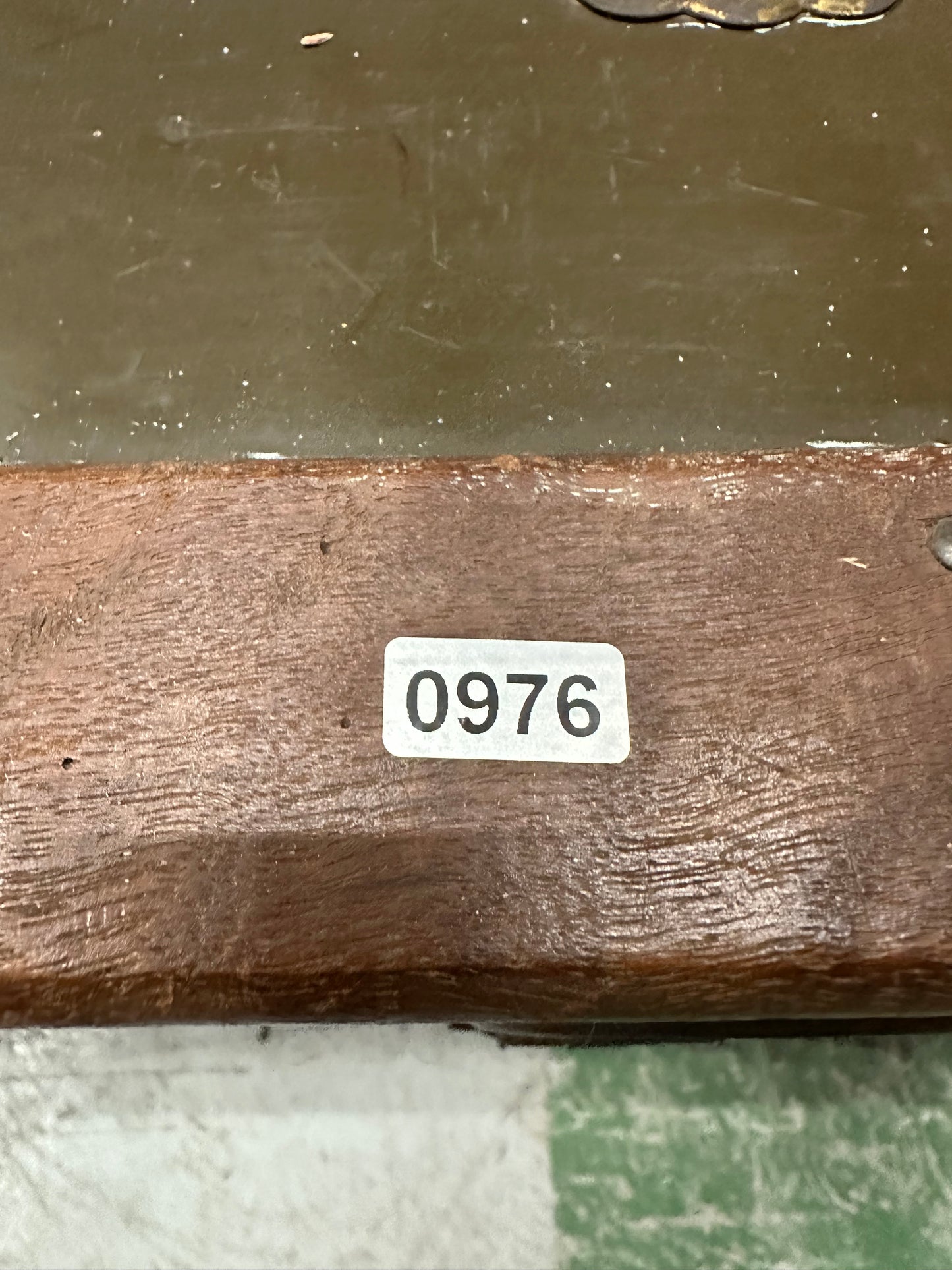 Antique Steamer Trunk #0976