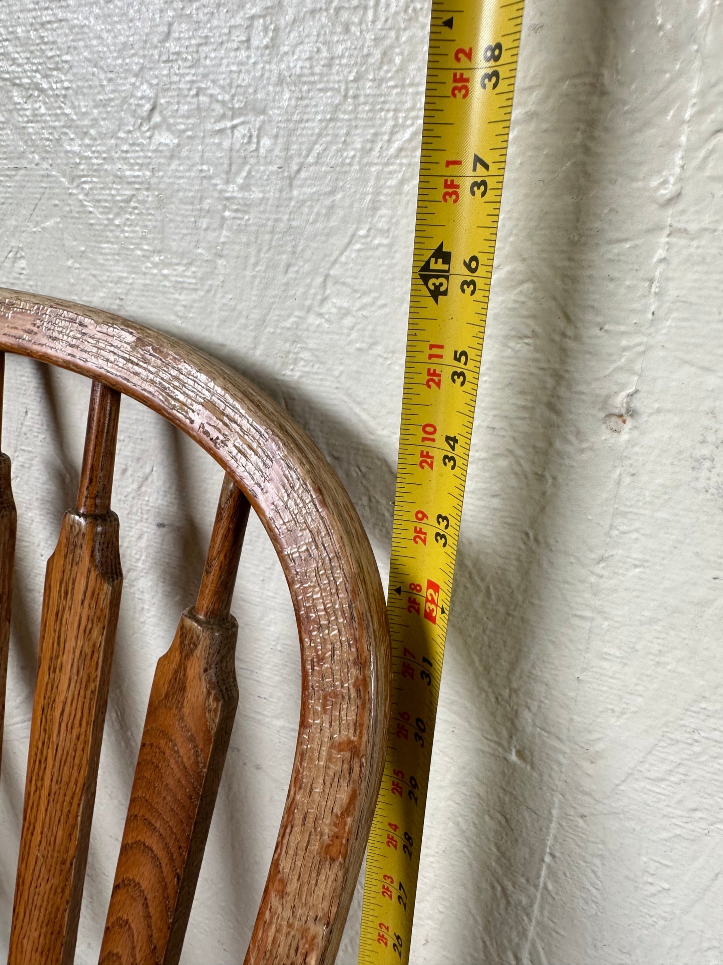 Richard Bros Solid Oak Country French Chair #0671