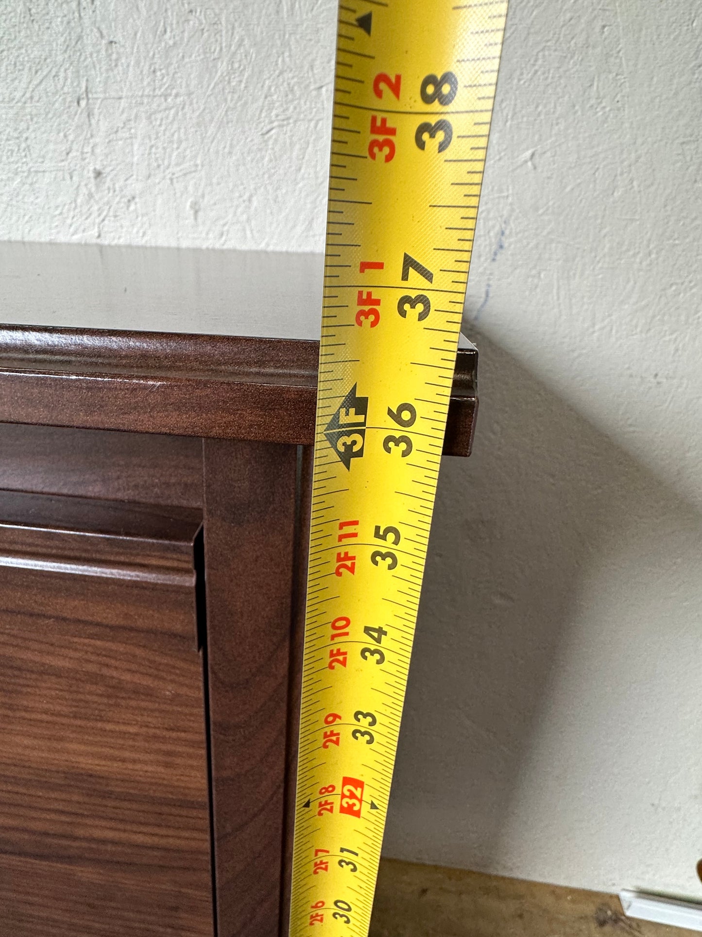 Set of two Dark Brown Ikea 3 Drawer Dresser #0472