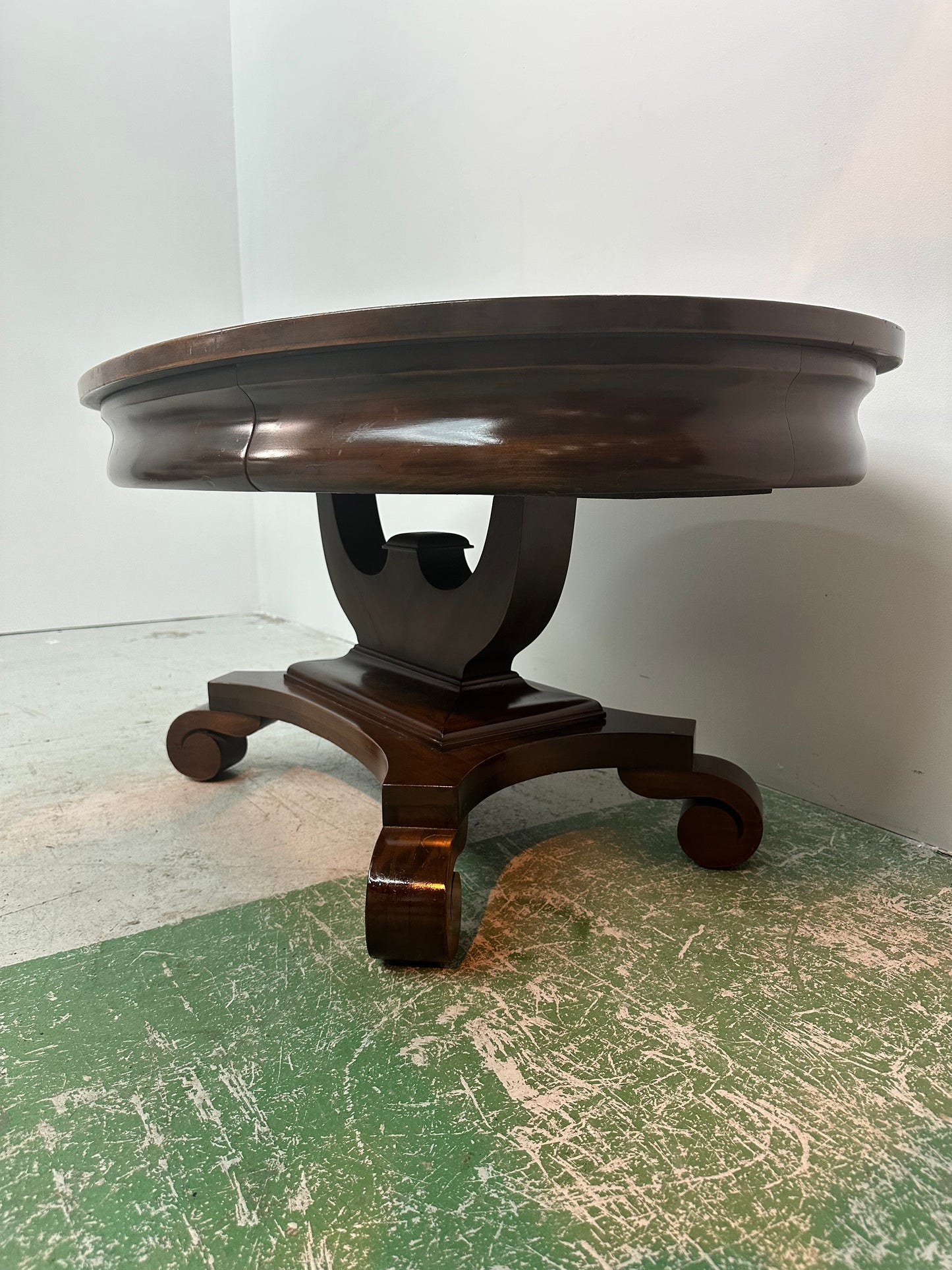 Solid Wood Coffee Table With Drawer #0944