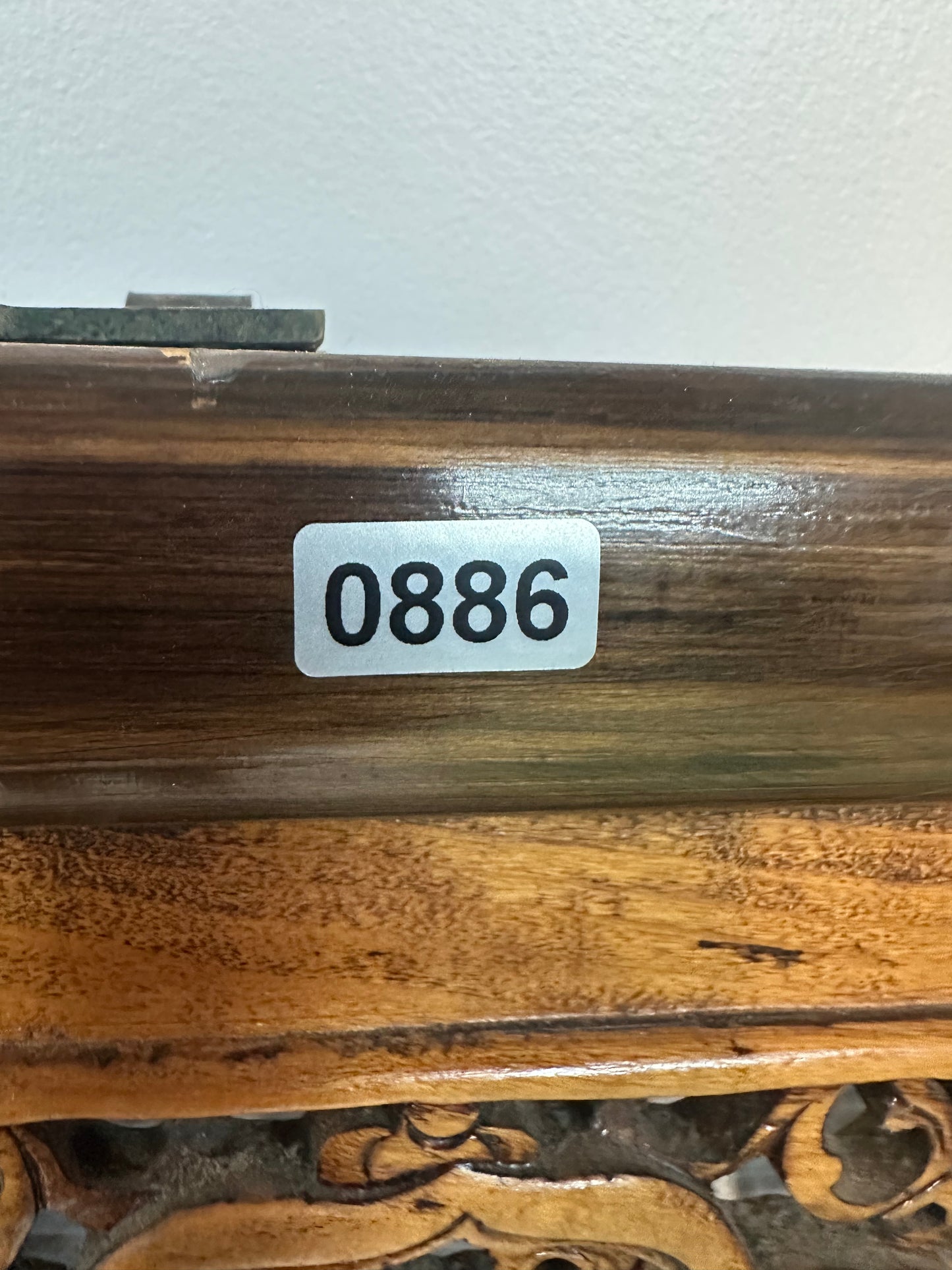 Vintage Oriental Carved Mirror #0886