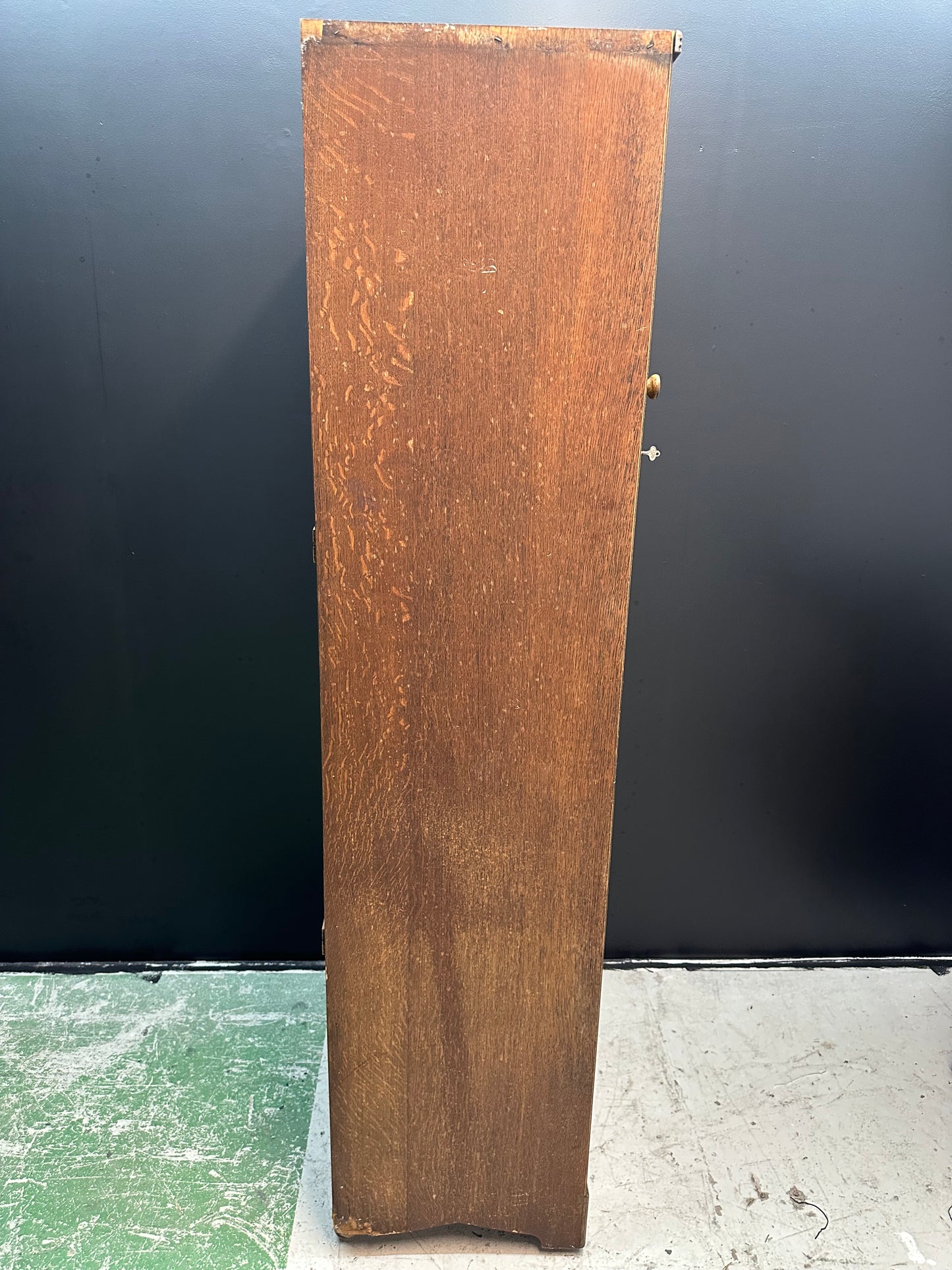Vintage Wood Wardrobe Closet #0864