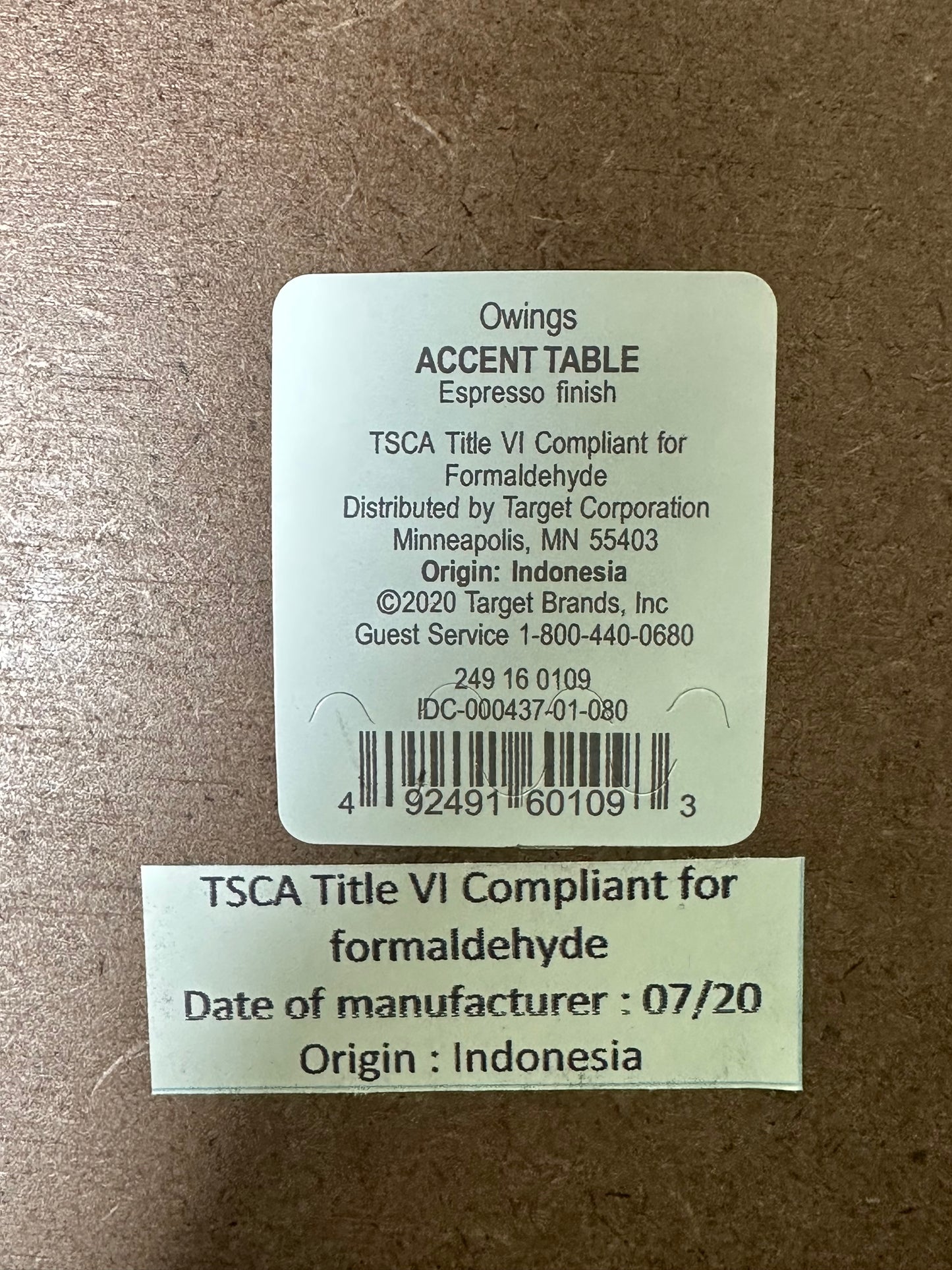 Owings End Table with 2 Shelves #0428