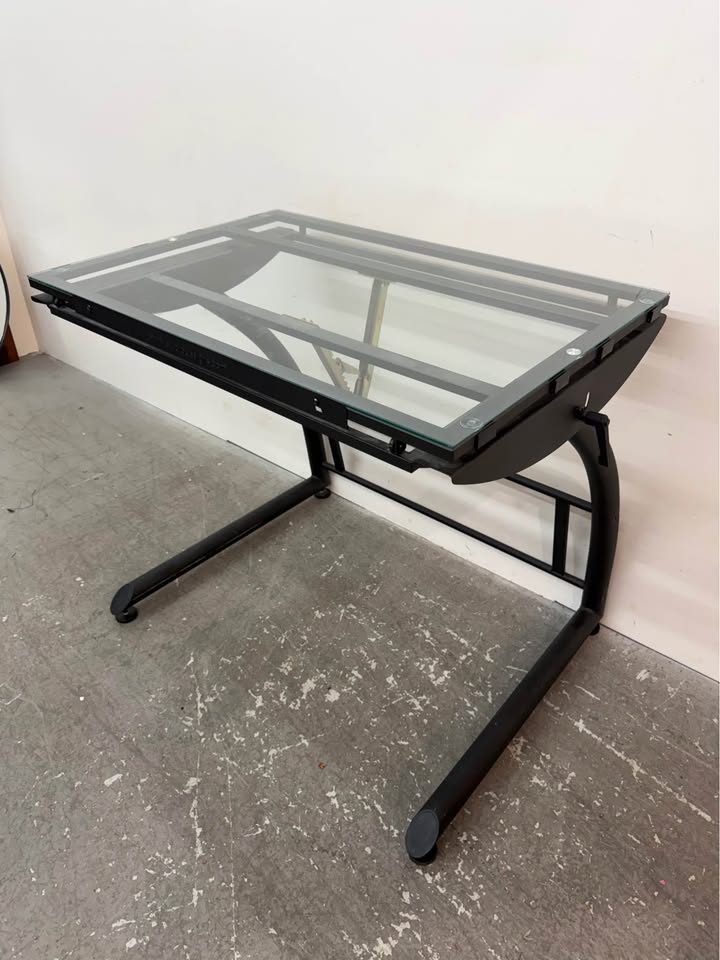 Studio Designs Glass Drafting Table