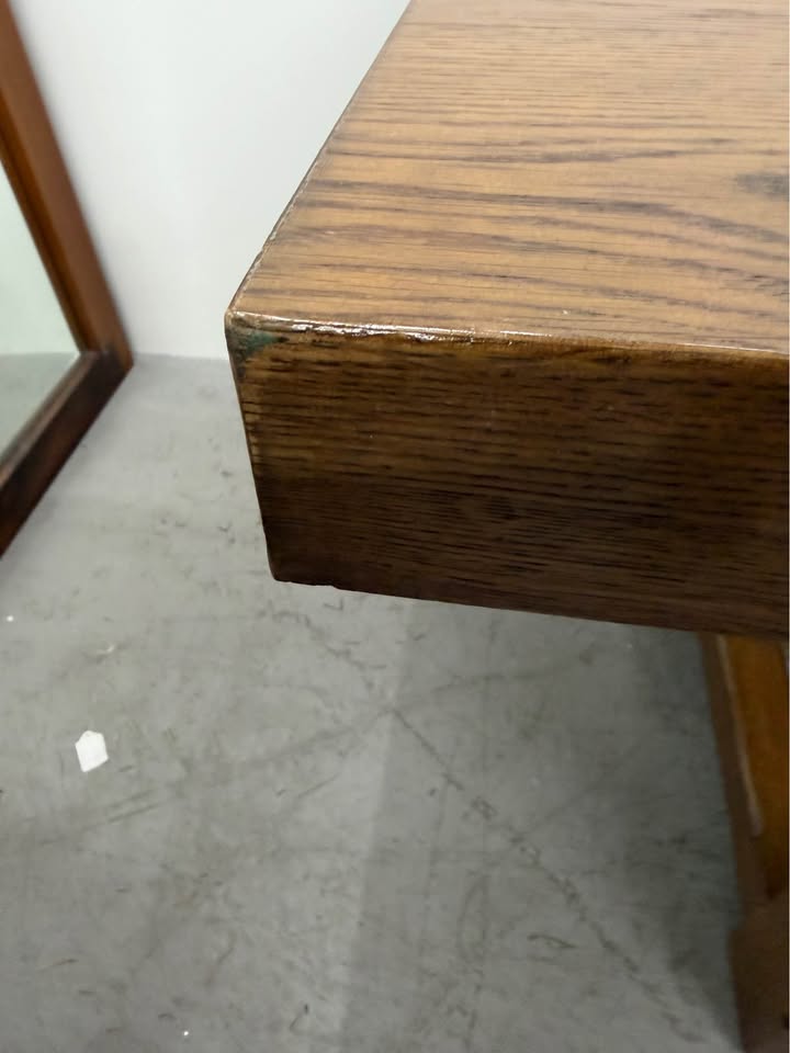 Restoration Hardware Cayden Campaign Table in Oak