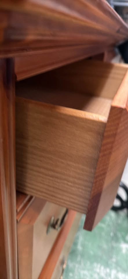 7-Drawer Pine Wood Dresser