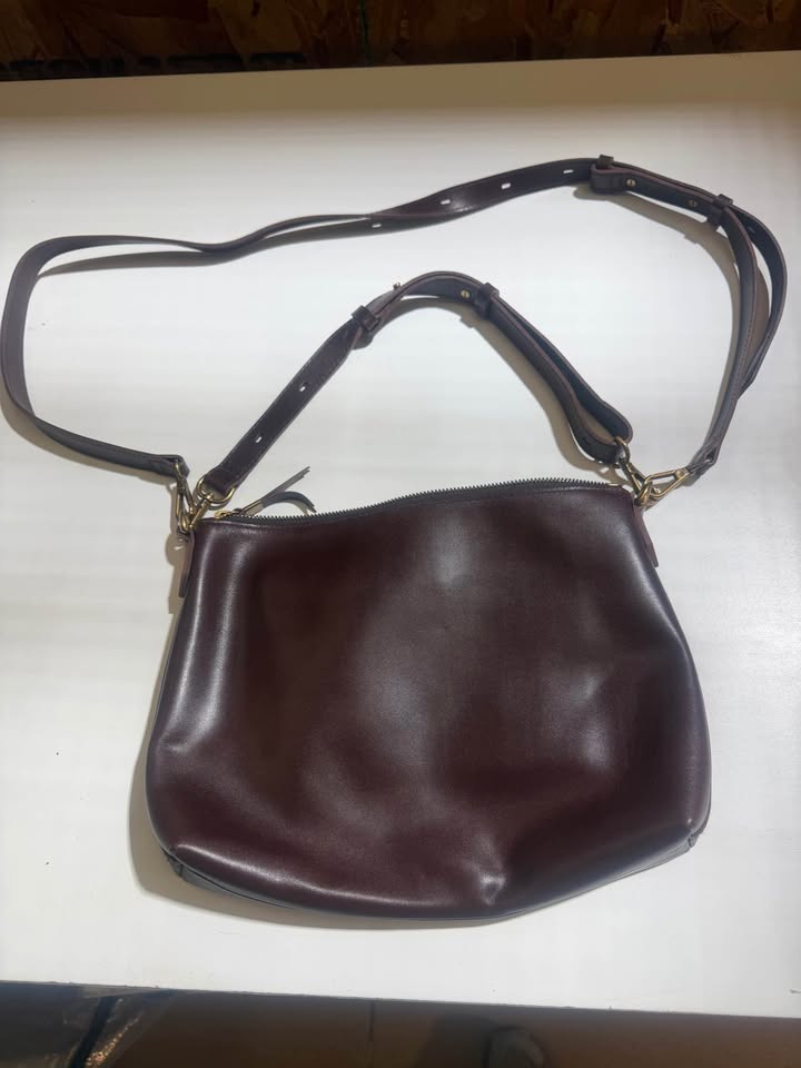 Madewell Transport Crossbody Bag in Espresso Bean Color