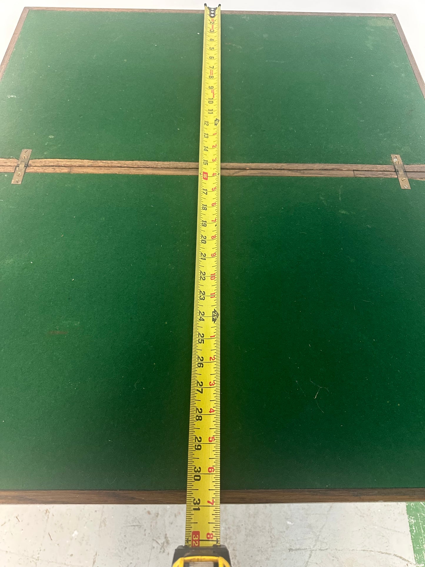 The "Chevin" Trolley W/Folding Baize Card Table Top #0884