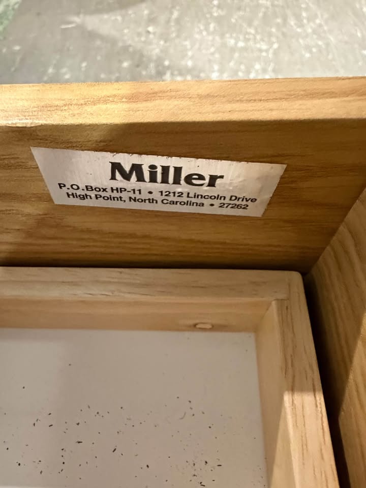 Miller Wood Credenza Cabinet #2523
