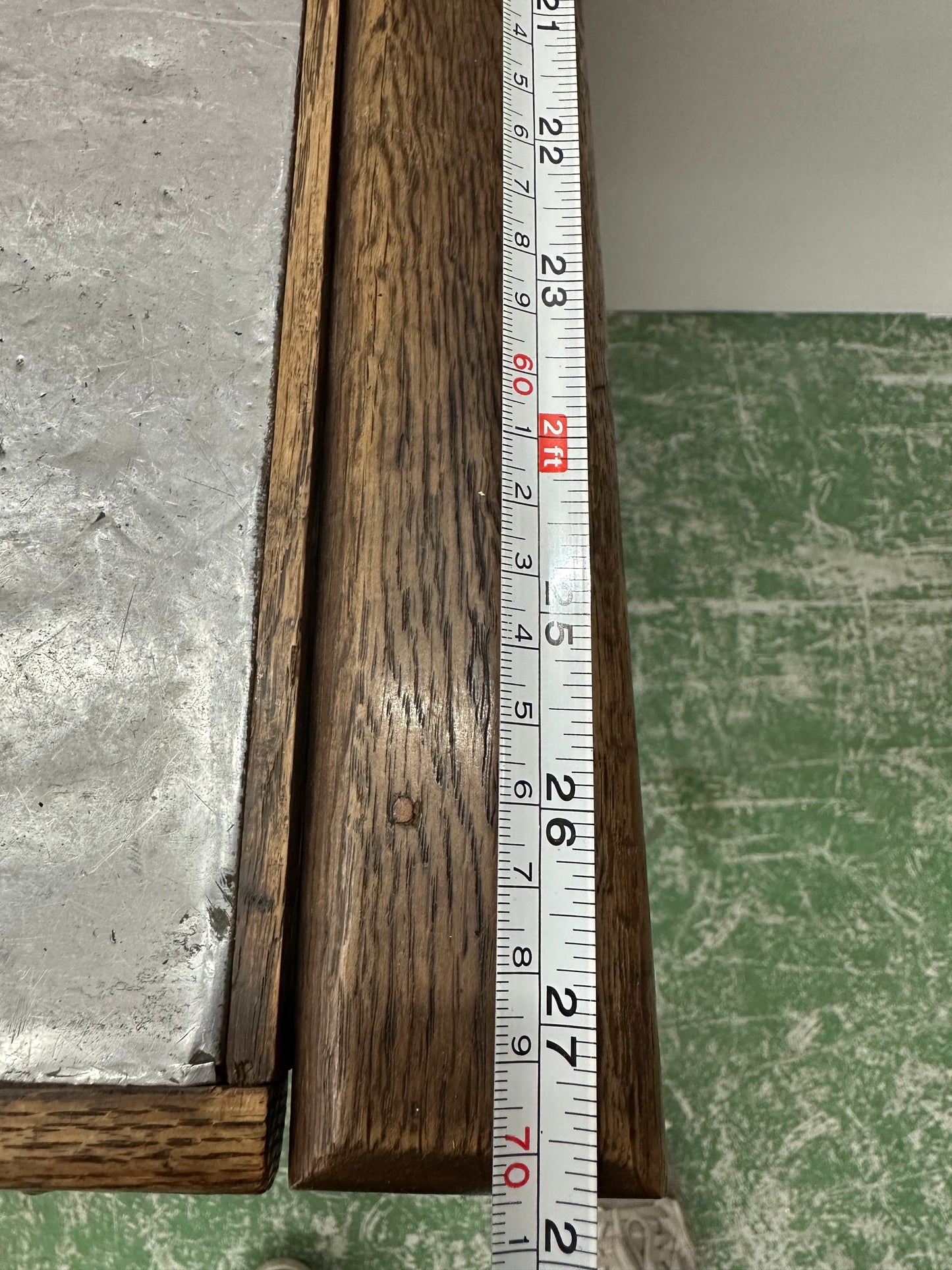 Antique Oak Hoosier Kitchen Cabinet #0967