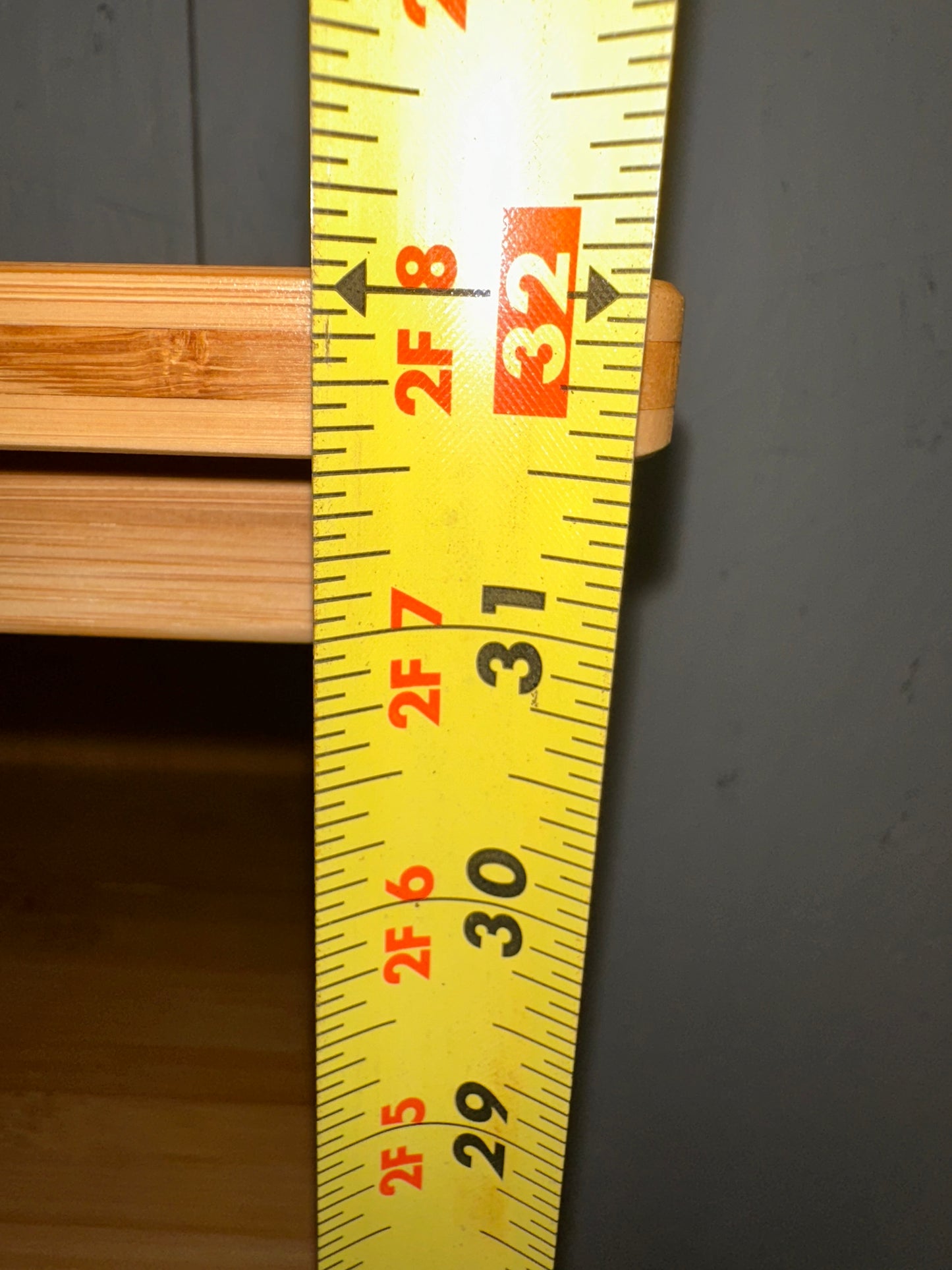 Bamboo Bathroom Storage Cabinet #0834