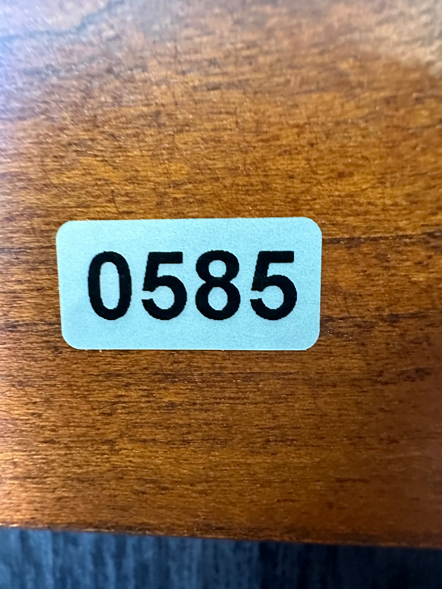 Antique Slant Top Solid Oak Wall Desk #0585