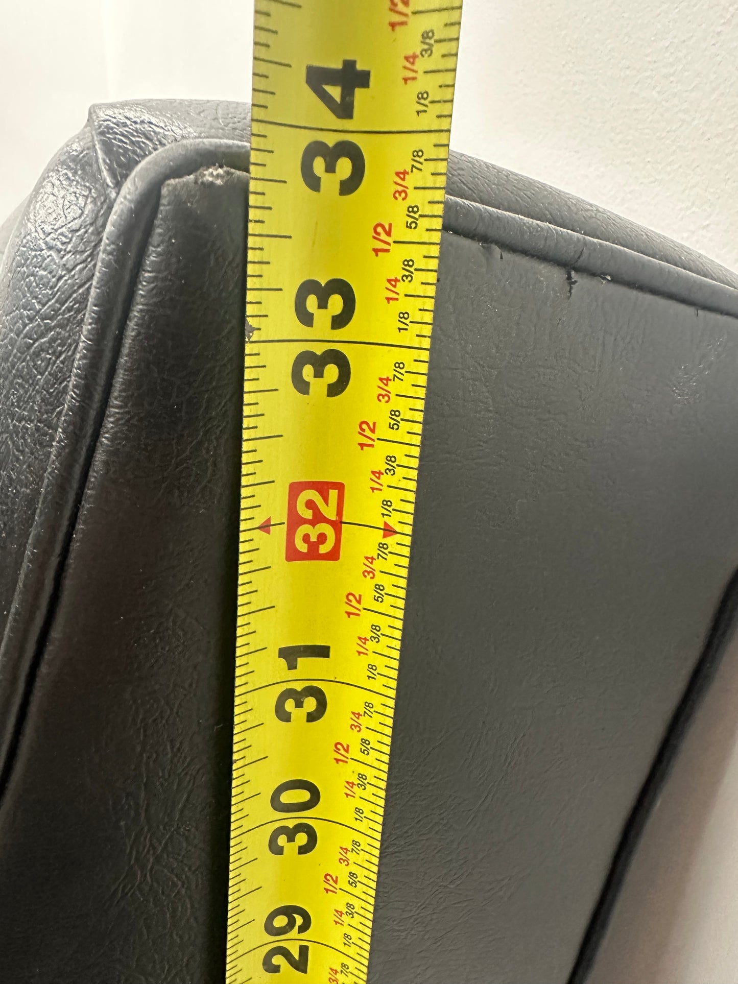 Faux Leather Accent Chair With Matching Ottoman #1037