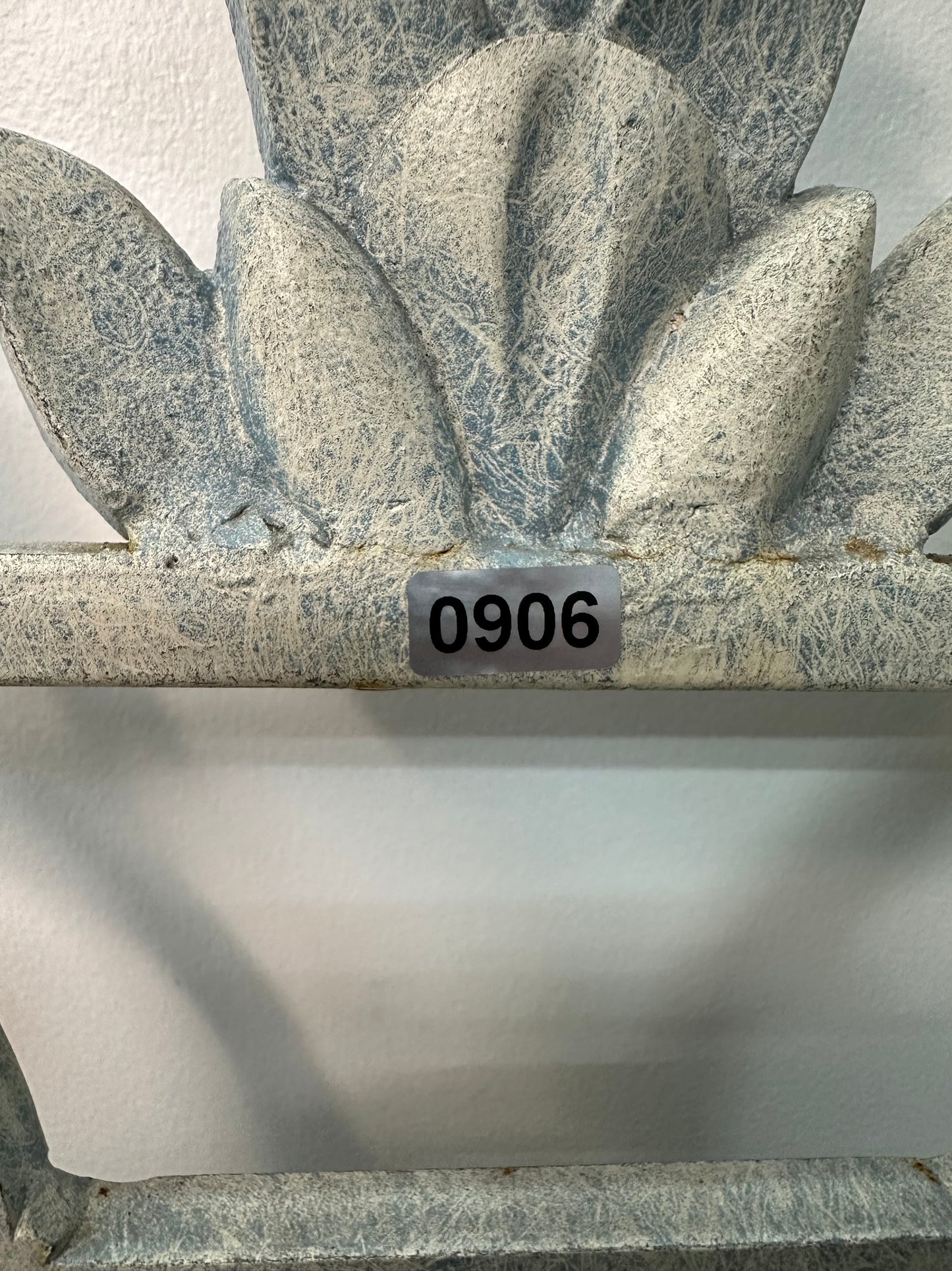 Vintage Wrought Iron Queen Bed #0906