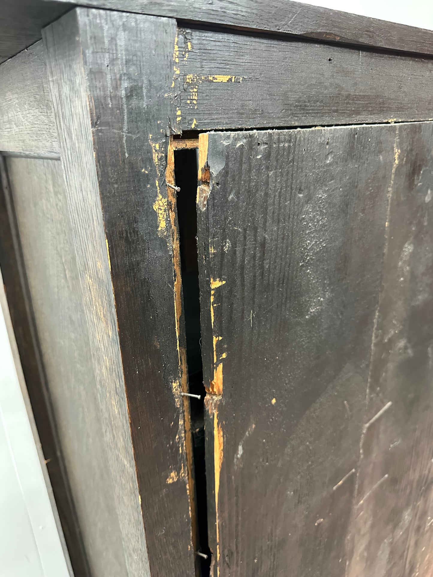 Antique Solid Wood Curio Cabinet #1073