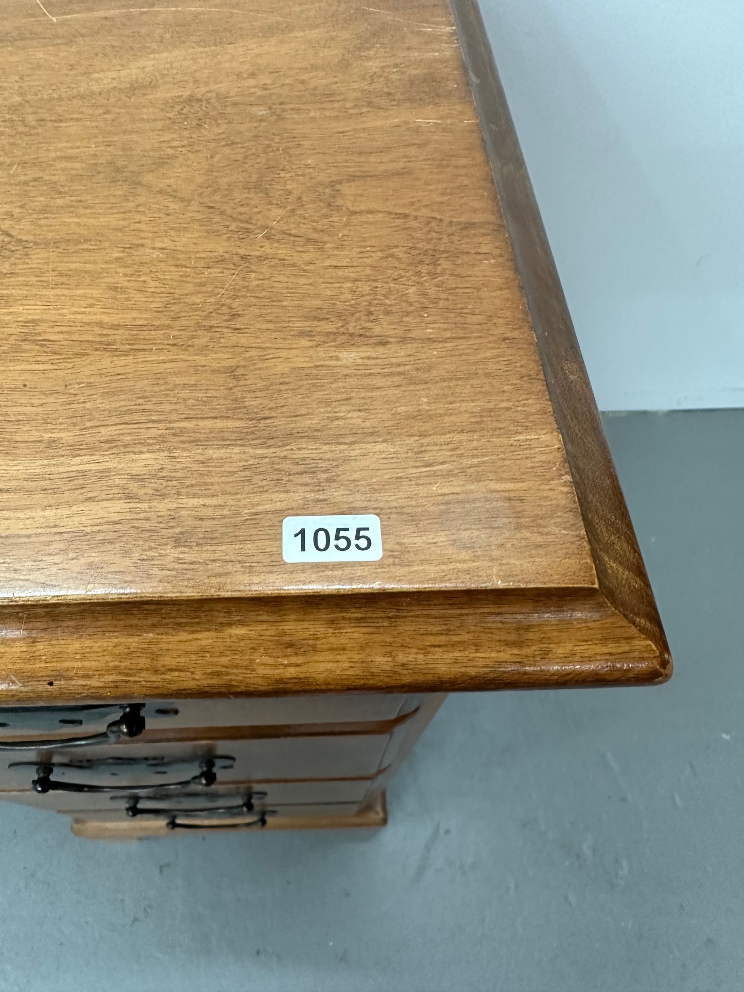 Vintage Ethan Allen Cherry Executive Knee Hole Desk #1055