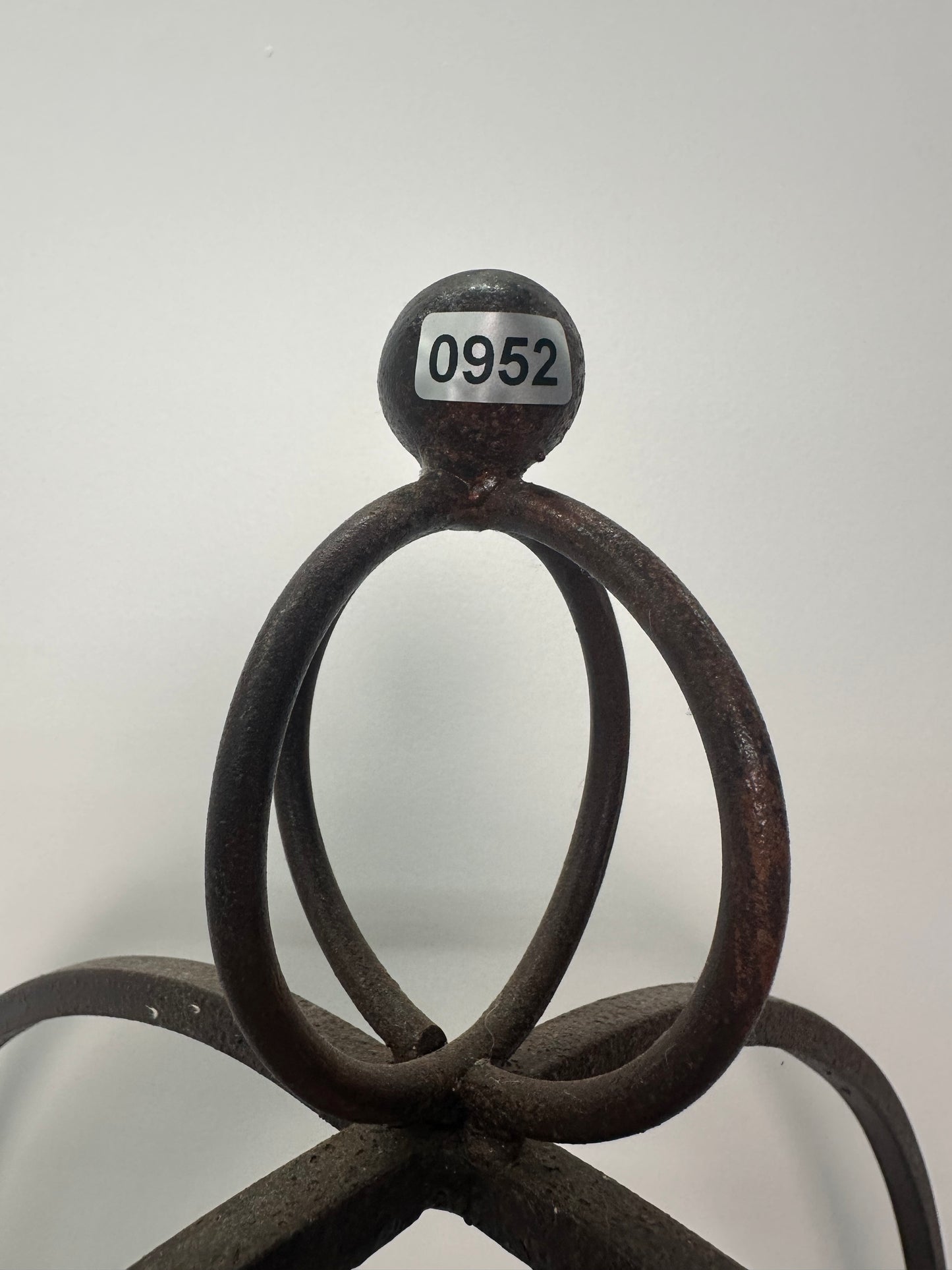 Wrought Iron 4 tier Glass Shelf #0952