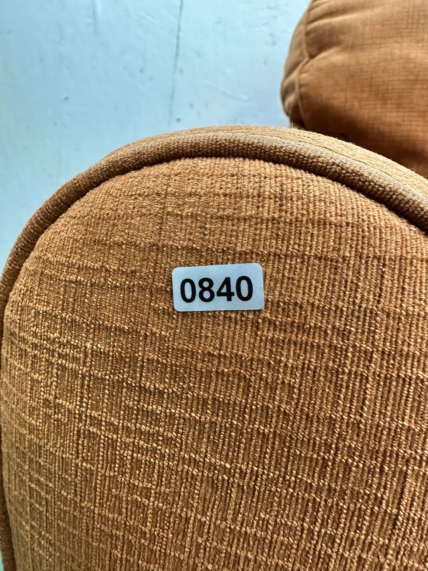 Amber Polyester Couch #0840