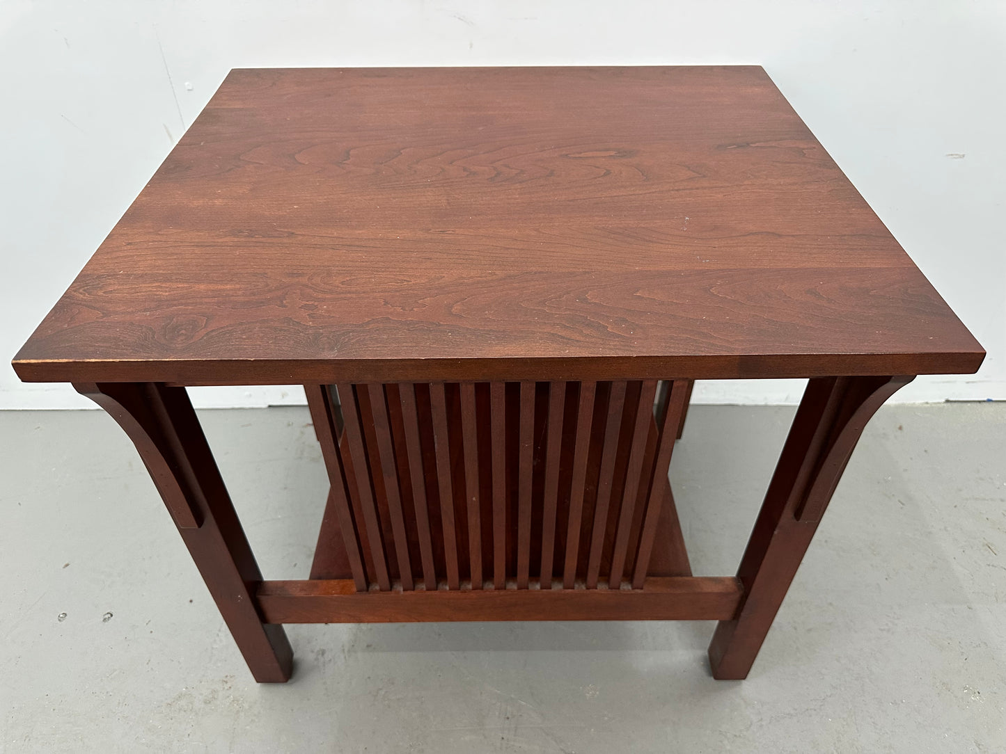 Stickley Mission Solid Cherry Side Table #1069
