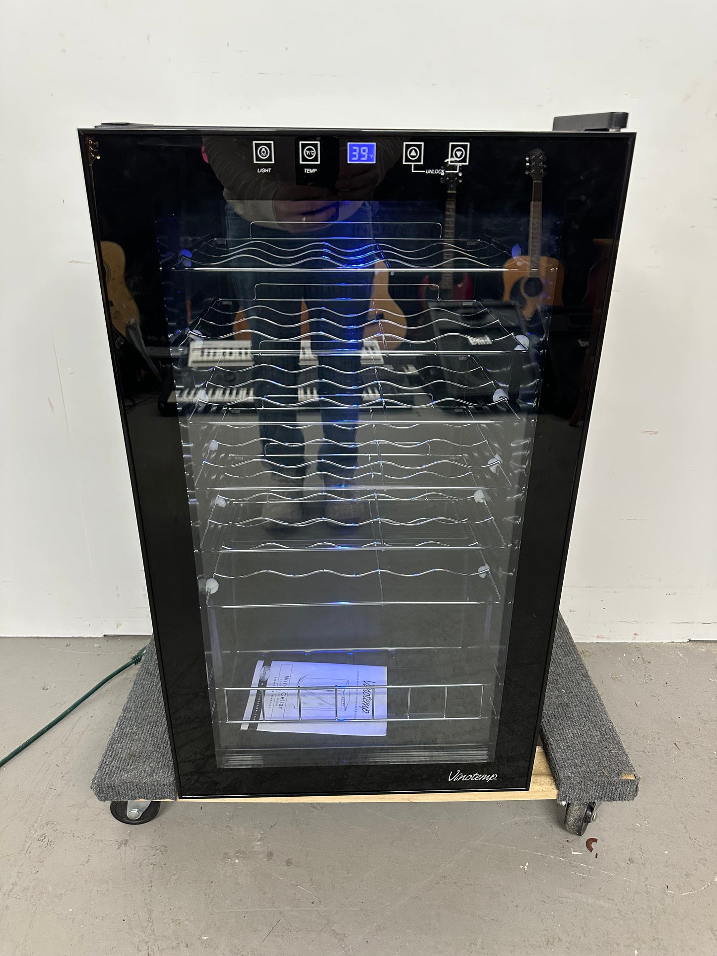 Vinotemp Wine Cooler 35 Bottle Mini Fridge #1088
