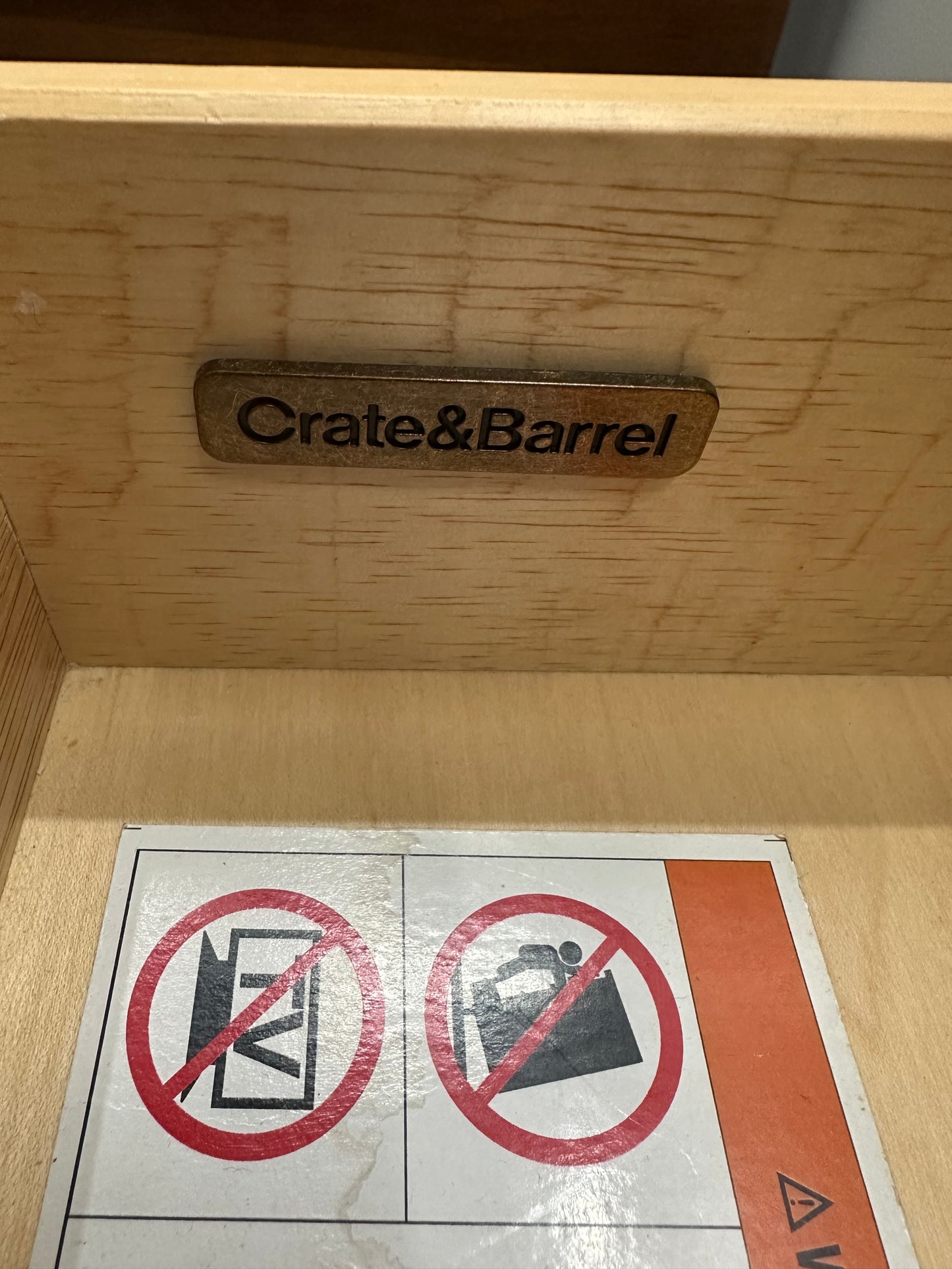 Crate and Barrel Rio Nightstand #0765