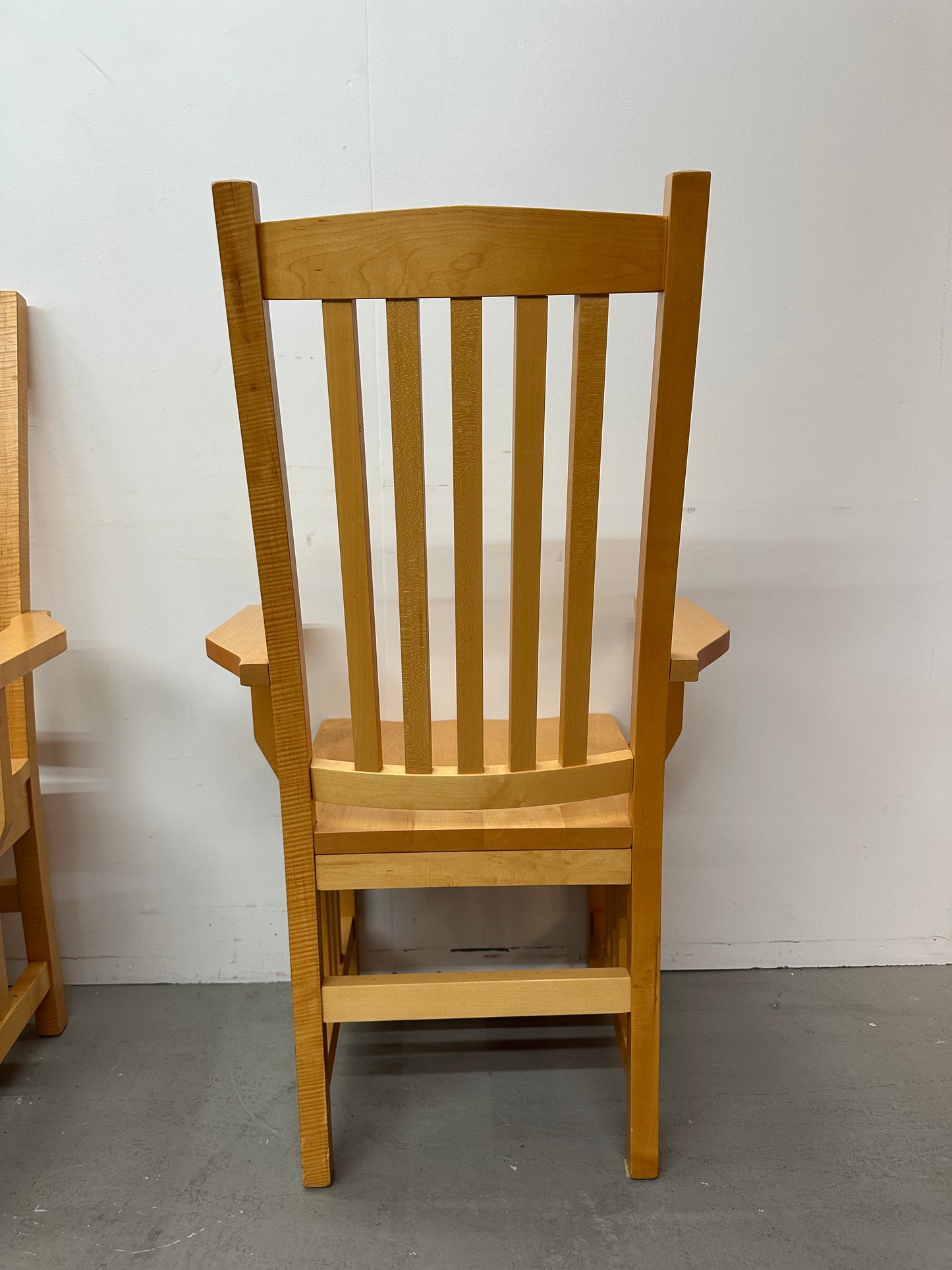 Set of 8 Mission Style Solid Wood Dining Chairs