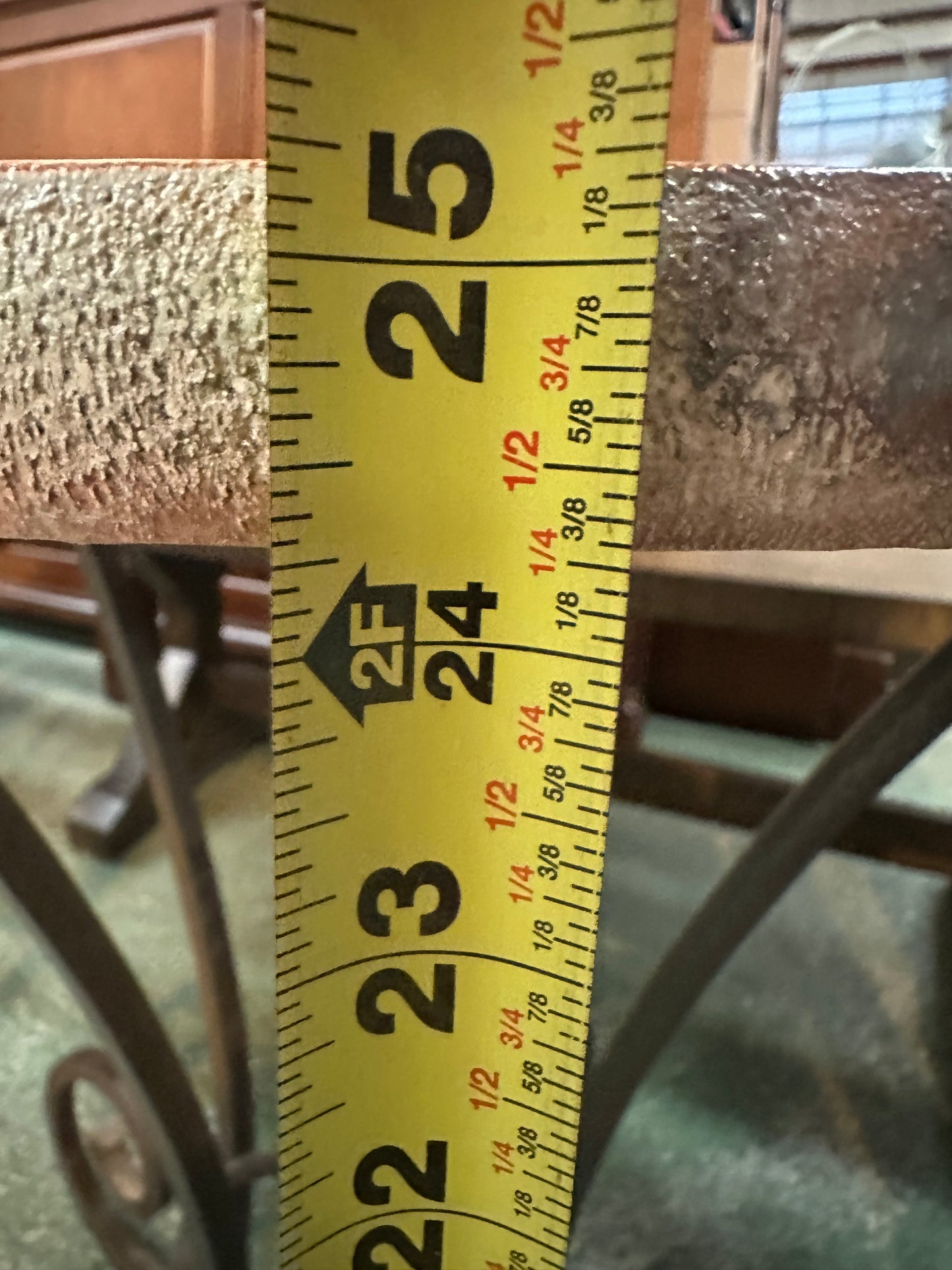 Italian Hand Painted Circle Bistro Table #1040