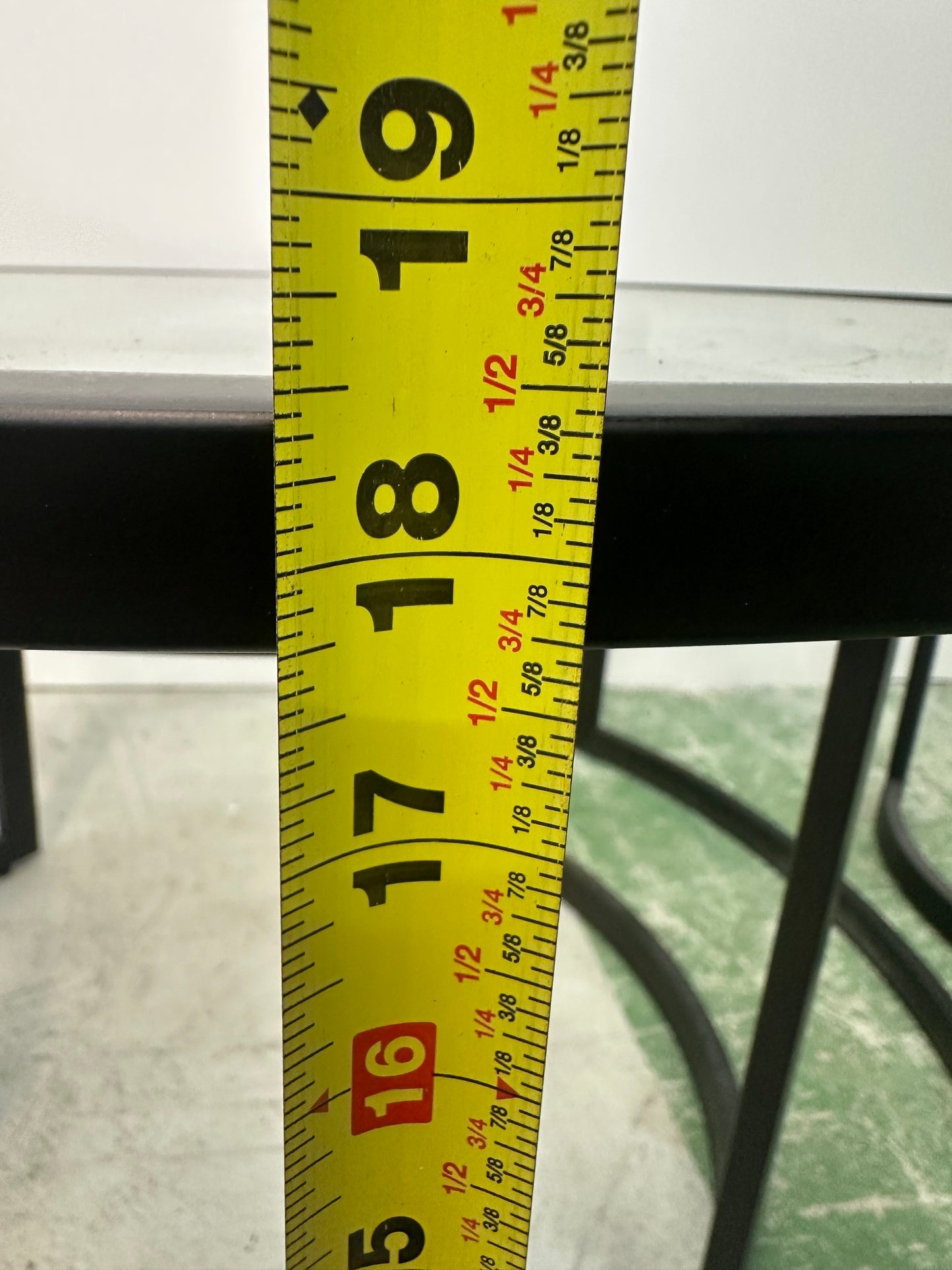 Hudson&Canal Mitera Round Nested Coffee Table with accent 3rd table #0914