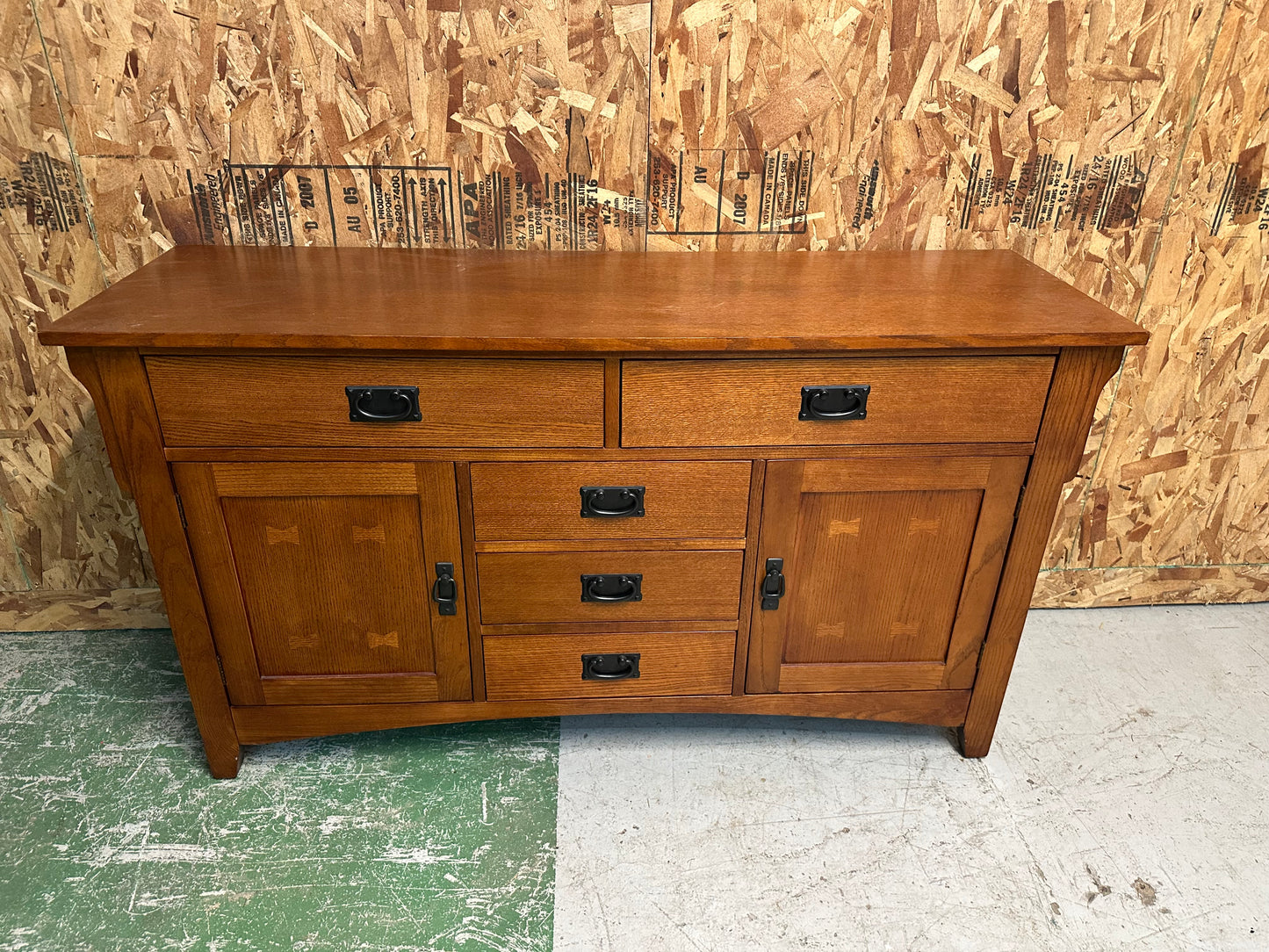 Mission Style Buffet/Credenza