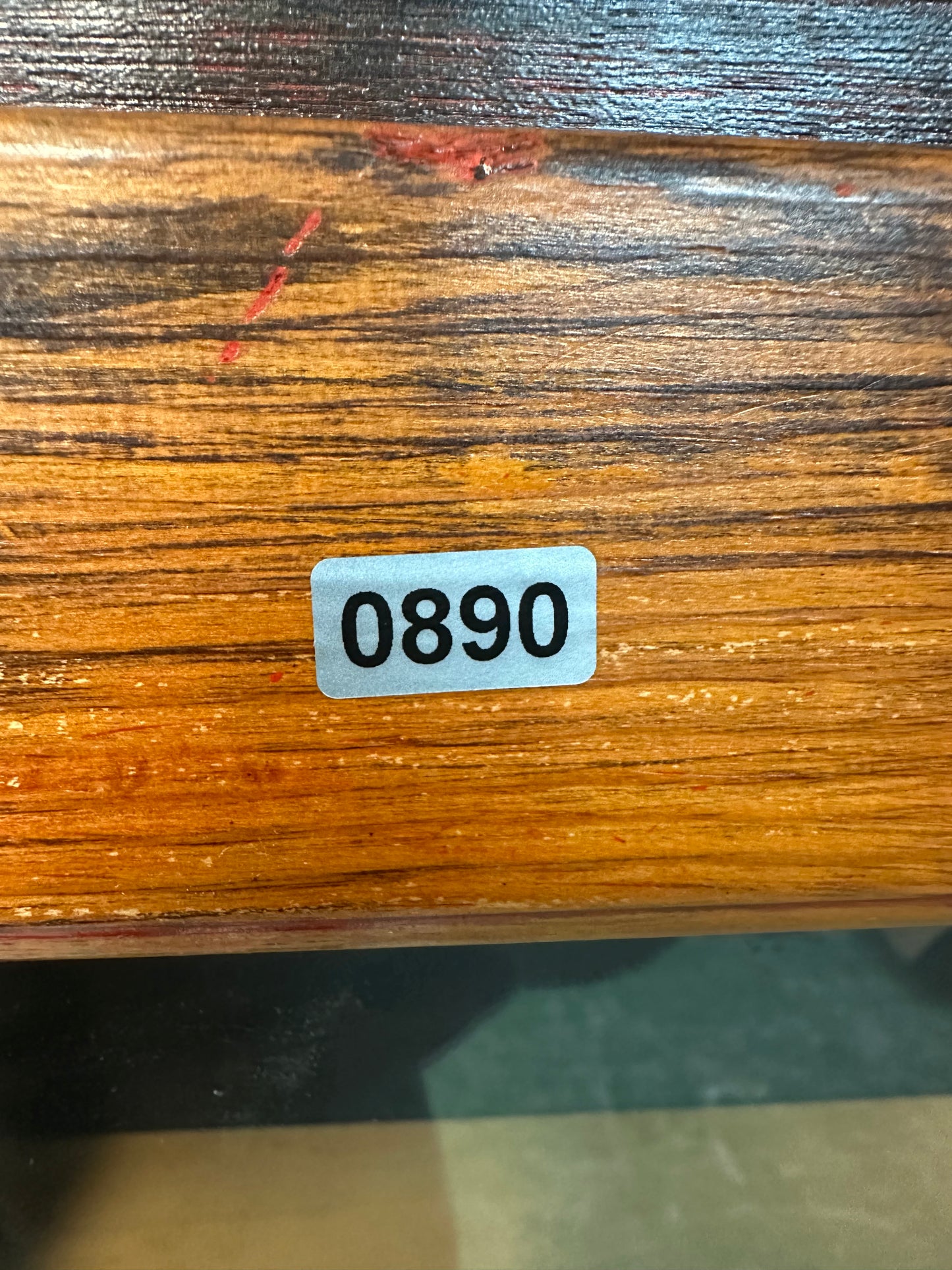 Antique Locking Bookcase/Shelf #0890