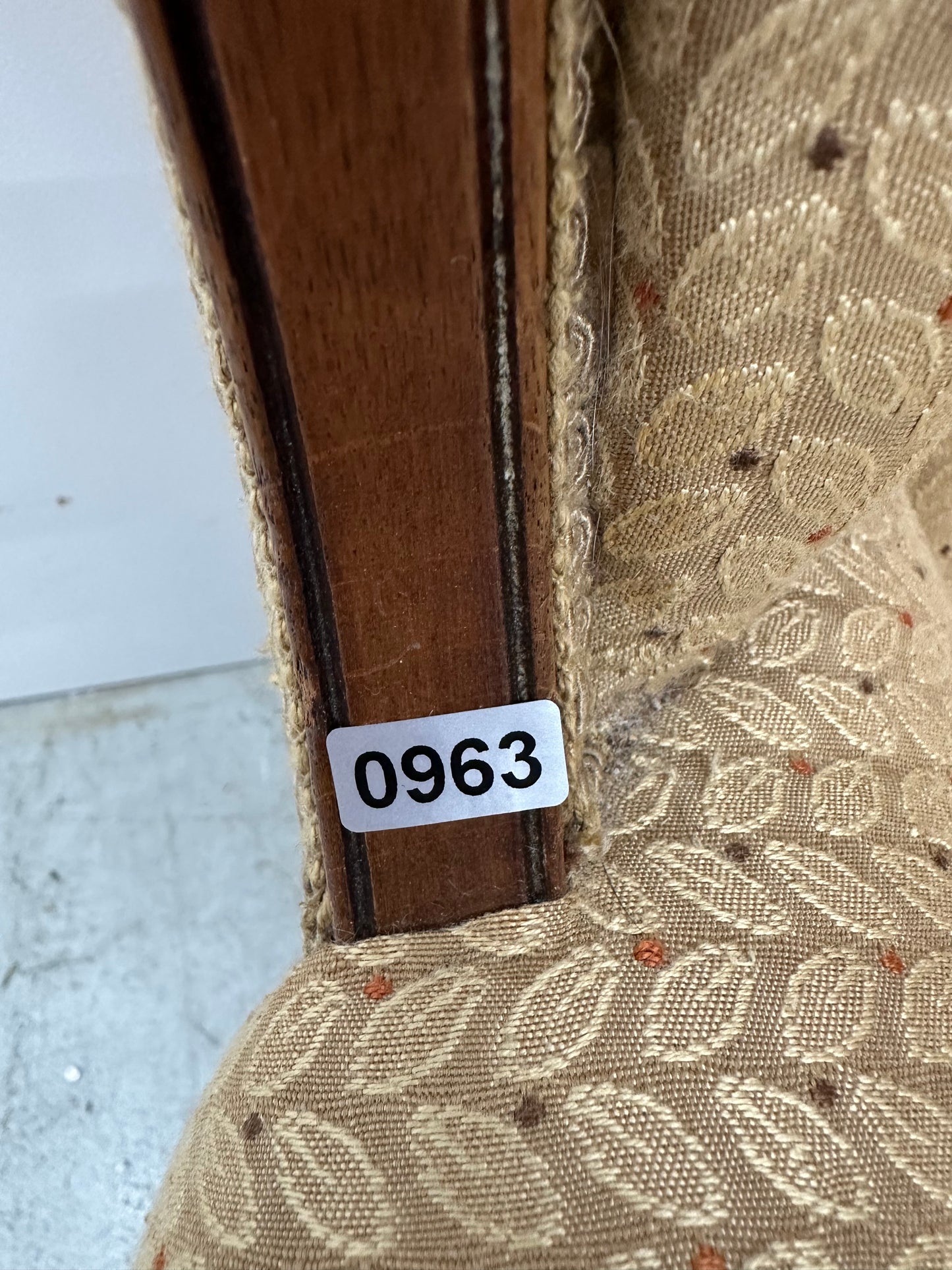 Vintage Wingback Arm Chair #0963