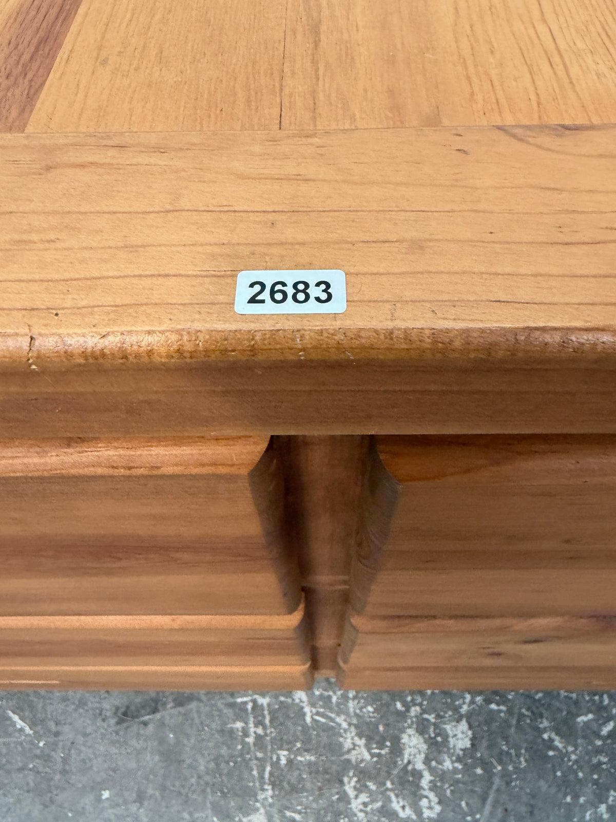 Knotty Pine Six-Drawer Dresser #2683