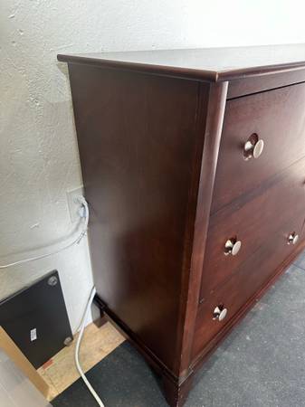 Solid Wood Cherry 6 Drawer Dresser with Dove Tailed Drawers #0243