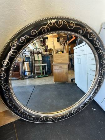 Decorative Round Wall Hanger Mirrors Set of 2 #0303