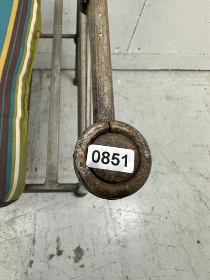 Wrought Iron Bench Seat #0851