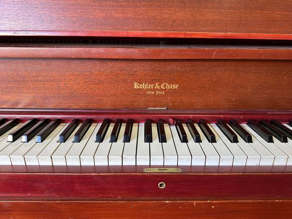 Kohler and Chase New York Upright Grand Piano #0155