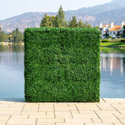 Natrahedge 6' Boxwood Fake Yard Panel Hedge Wall Green Privacy #0241