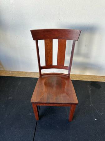 Made in USA Seasoned Cherry Burkeshire Wooden Chair #0287