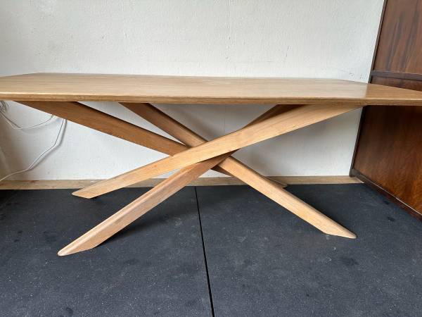 Ethnicraft Mikado 80” Solid Oak Dining Table #0288