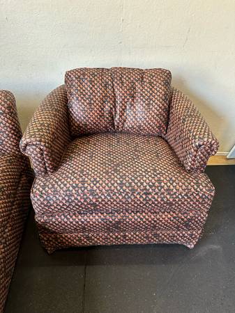 2 Person Upholstered Couch/Loveseat & Lounge Chair #0508