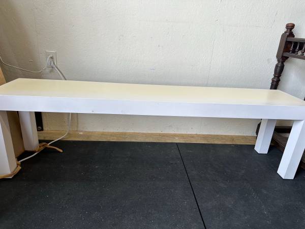 Farmhouse Style Wooden Bench Seat Farm Table Bench #0260