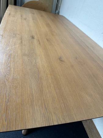 Ethnicraft Mikado 80” Solid Oak Dining Table #0288